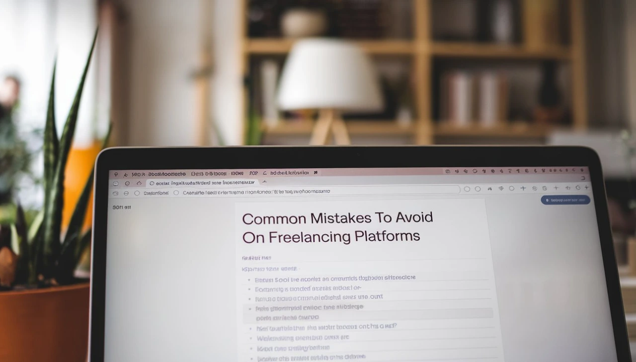 Mistakes to Avoid on Freelancing Platforms